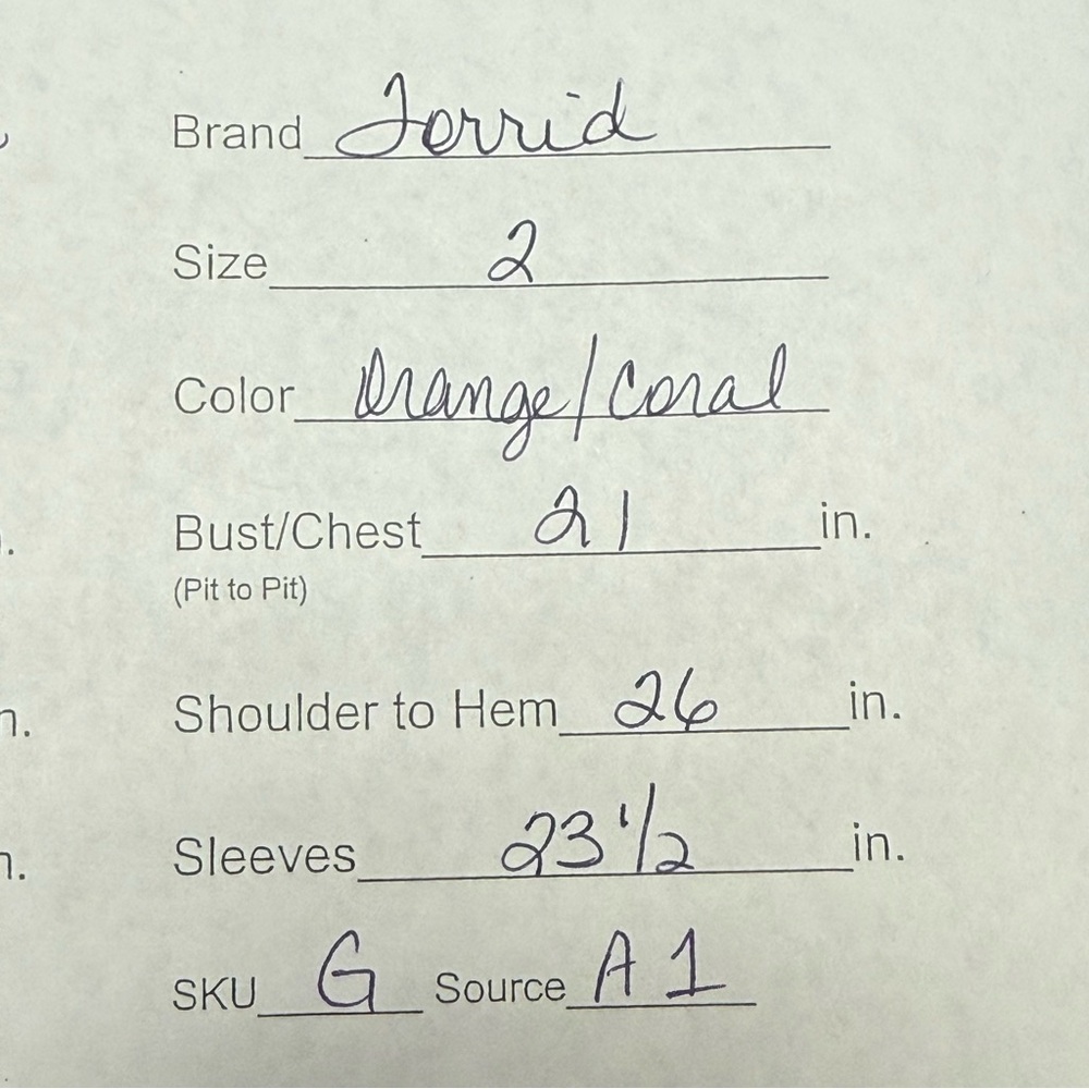 Torrid Coral Lightweight Open Front Cardigan 2X Soft Stretch Knit Spring Layer - Picture 8 of 8